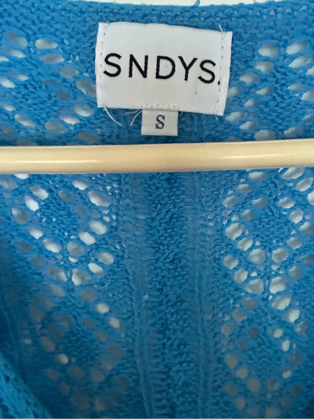 SNDYS Fate mini dress Blue Sz S - Picture 5 of 16